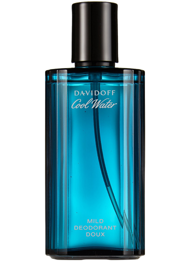 Cool Water By Davidoff For Men. Mild Deodorant Spray 2.5 Ounces